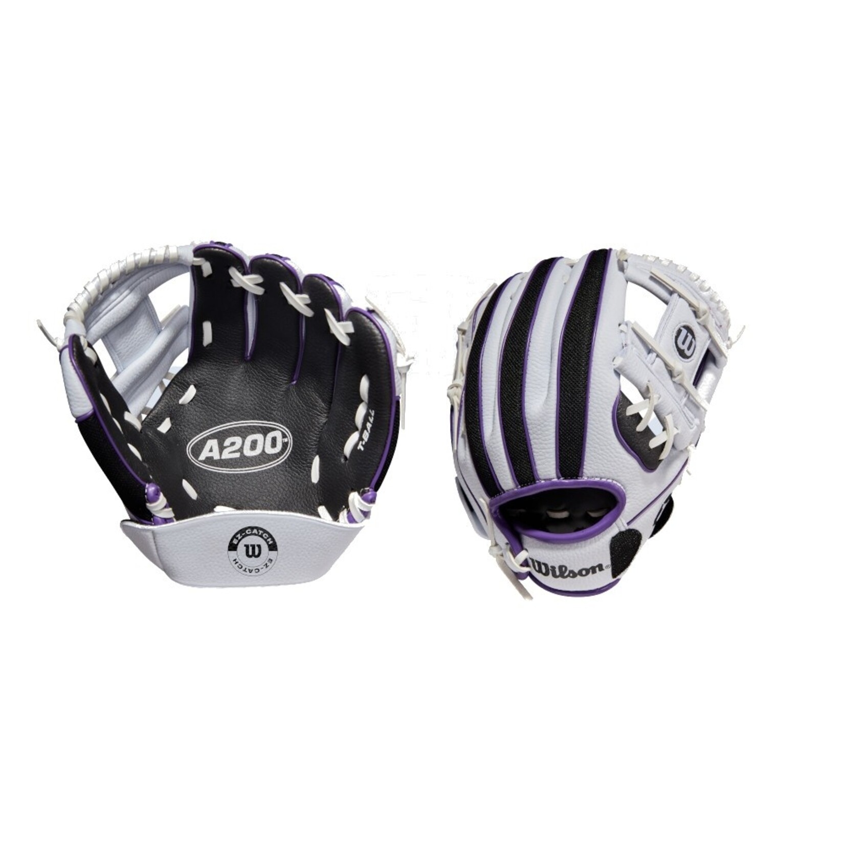 WILSON WILSON GANT A200 EASY CATCH 10" RHT WHITE/BLACK/PURPLE