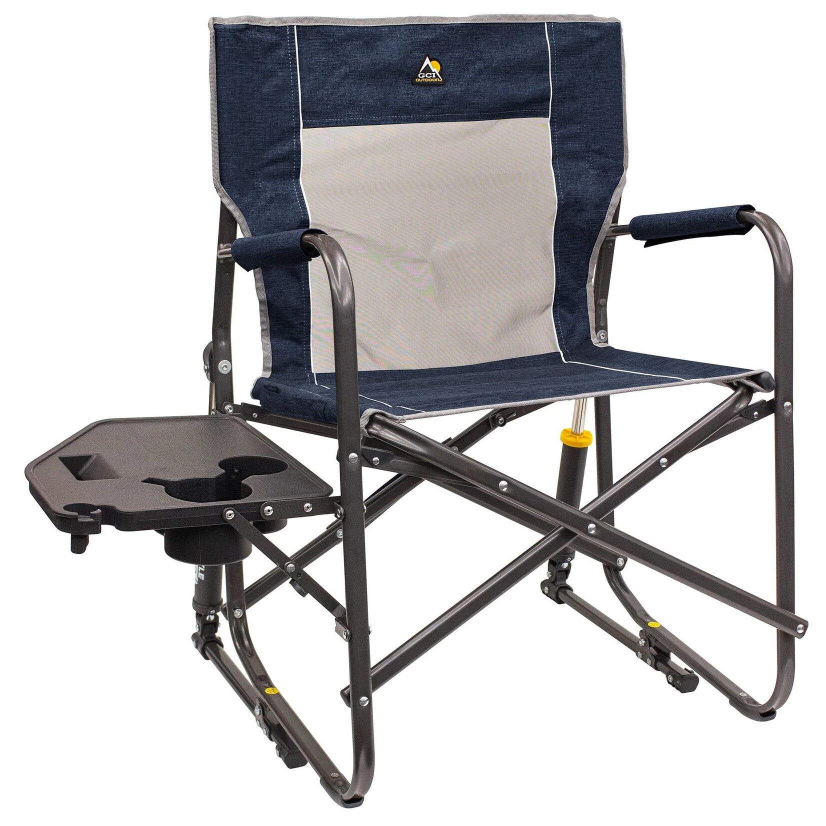 GCI OUTDOOR FREESTYLE ROCKER WITH SIDE TABLE BLEU