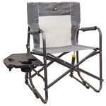 GCI OUTDOOR FREESTYLE ROCKER WITH SIDE TABLE GREY