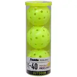 Franklin FRANKLIN BALLES PICKLEBALLX-40 EXTERIEUR PAQUET DE 3