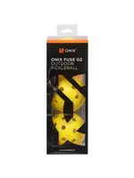 Onix ONIX BALLES PICKLEBALL FUSE G2 EXTERIEUR PAQUET DE 3