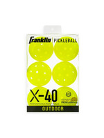 FRANKLIN BALLES PICKLEBALLX-40 EXTERIEUR PAQUET DE 6 OPTIC