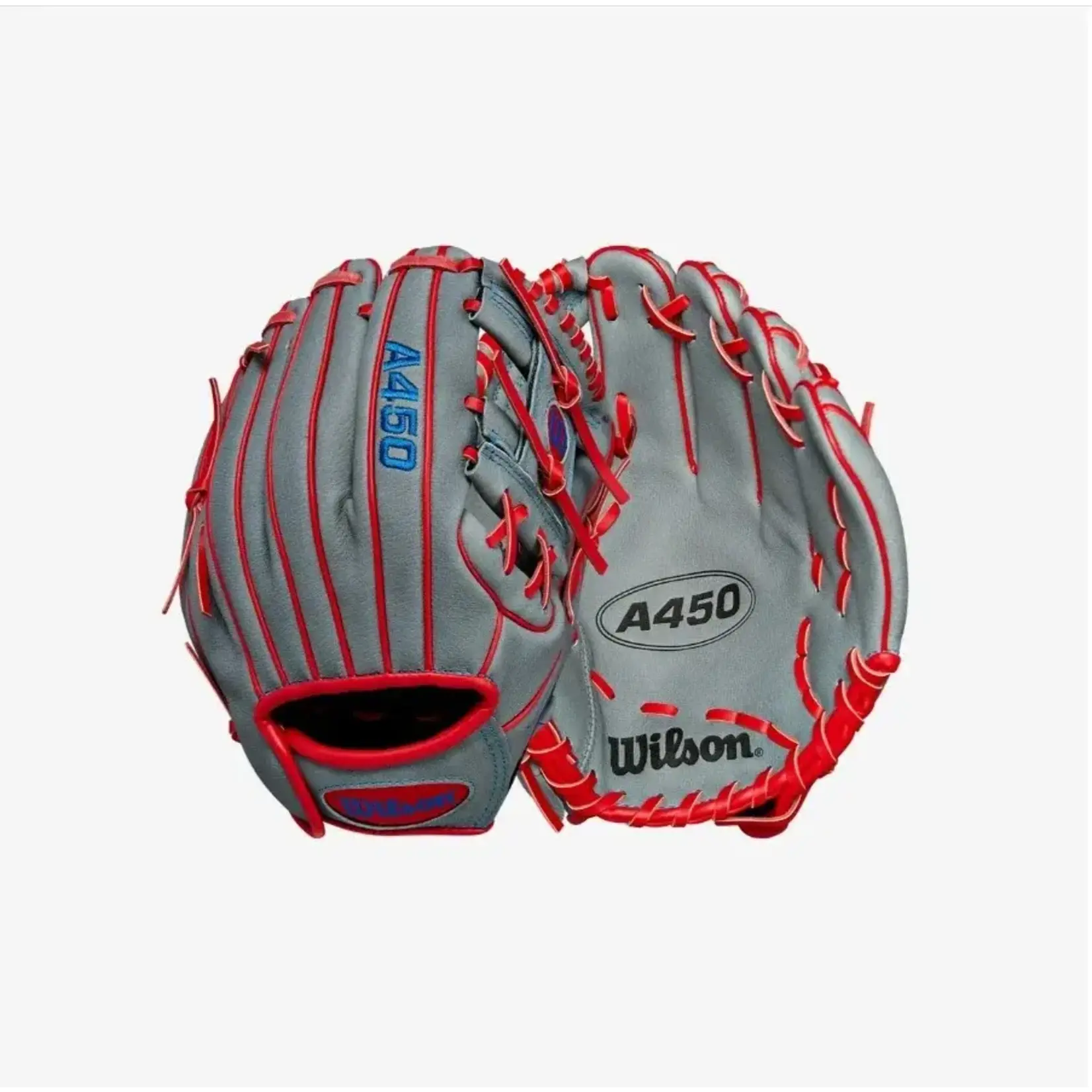 WILSON WILSON GANT A450 10.75 24 GREY/RED/ROYAL 10.75