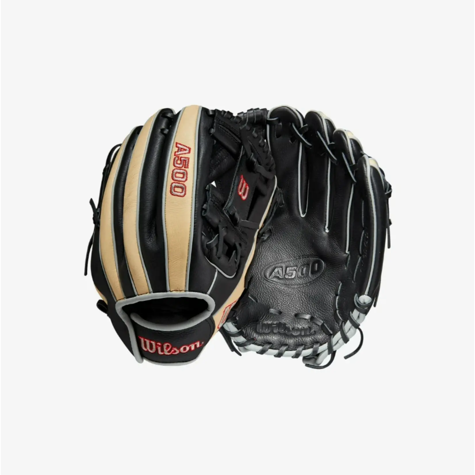 WILSON WILSON GANT A500  BASEBALL LHT BLACK/BLONDE/RED 11.5