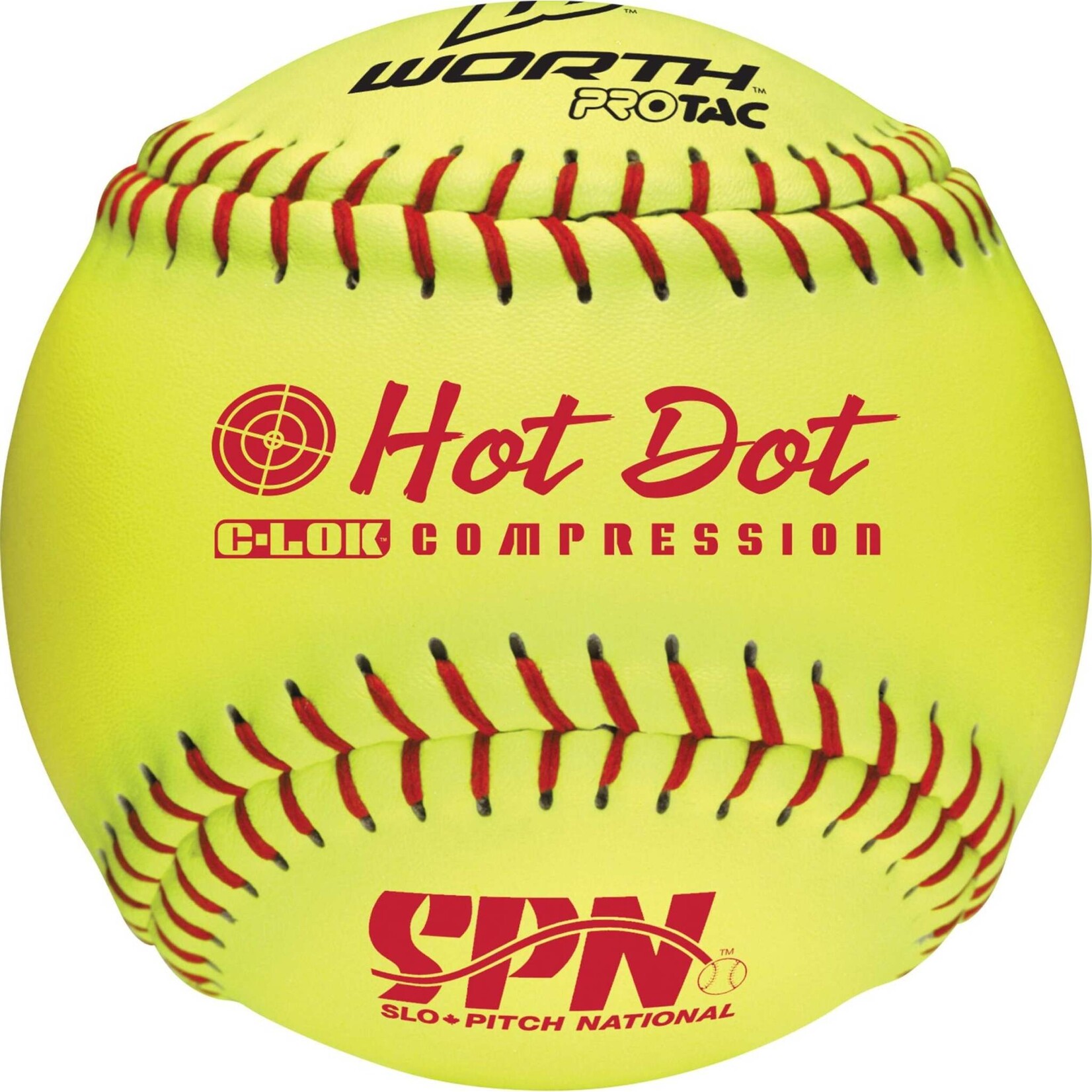 Rawlings WORTH BALLES SPN HOT DOT 12" - .52 COR / 275 LBS DOUZAINE