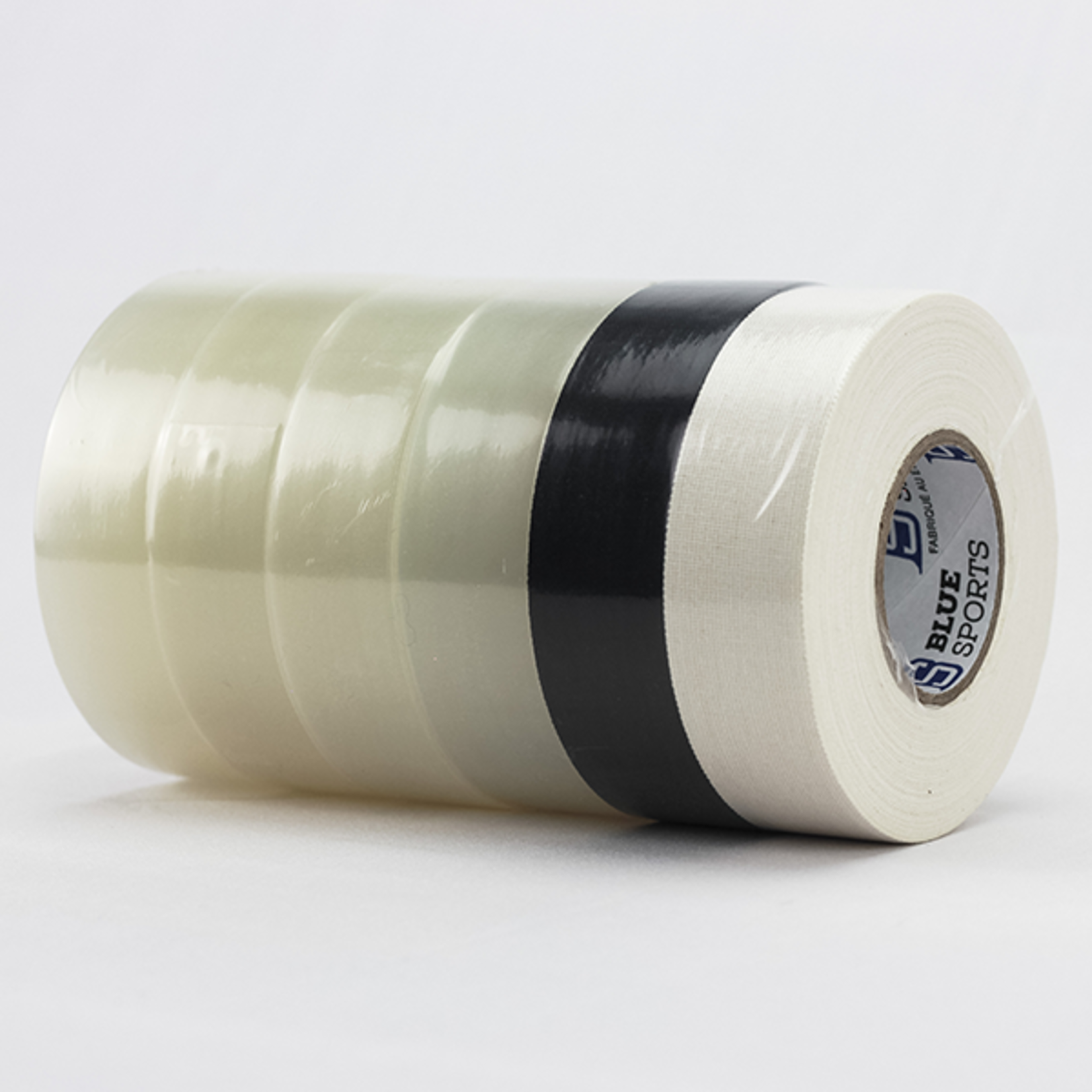 Blue Sports BLUE SPORTS TAPE PAQUET DE 6 - 4 CLR / 1-BK / 1-WH