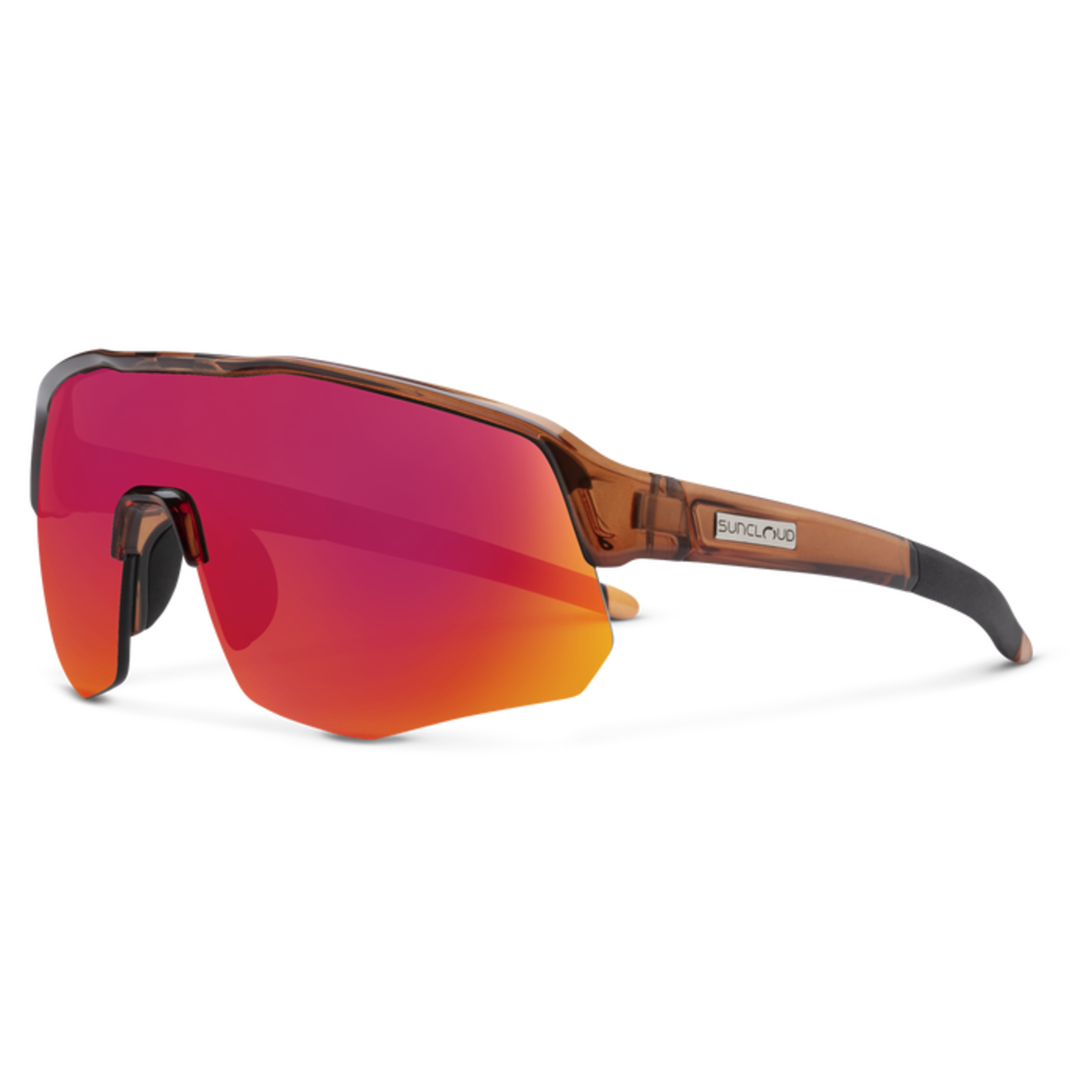 SUNCLOUD CADENCE CRYSTAL AMBER/ POLAR RED MIRROR