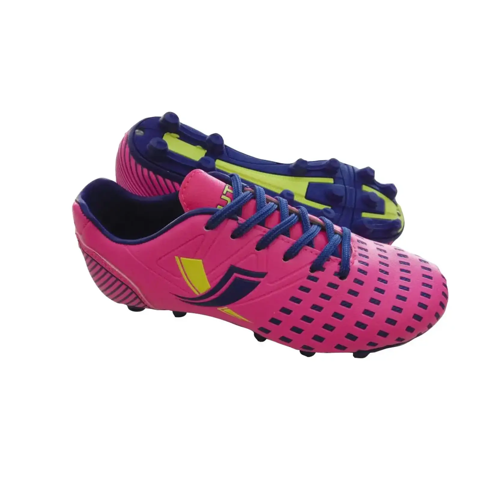 GUTS SOULIER DE SOCCER YOUTH ROSE/BLEU JR4