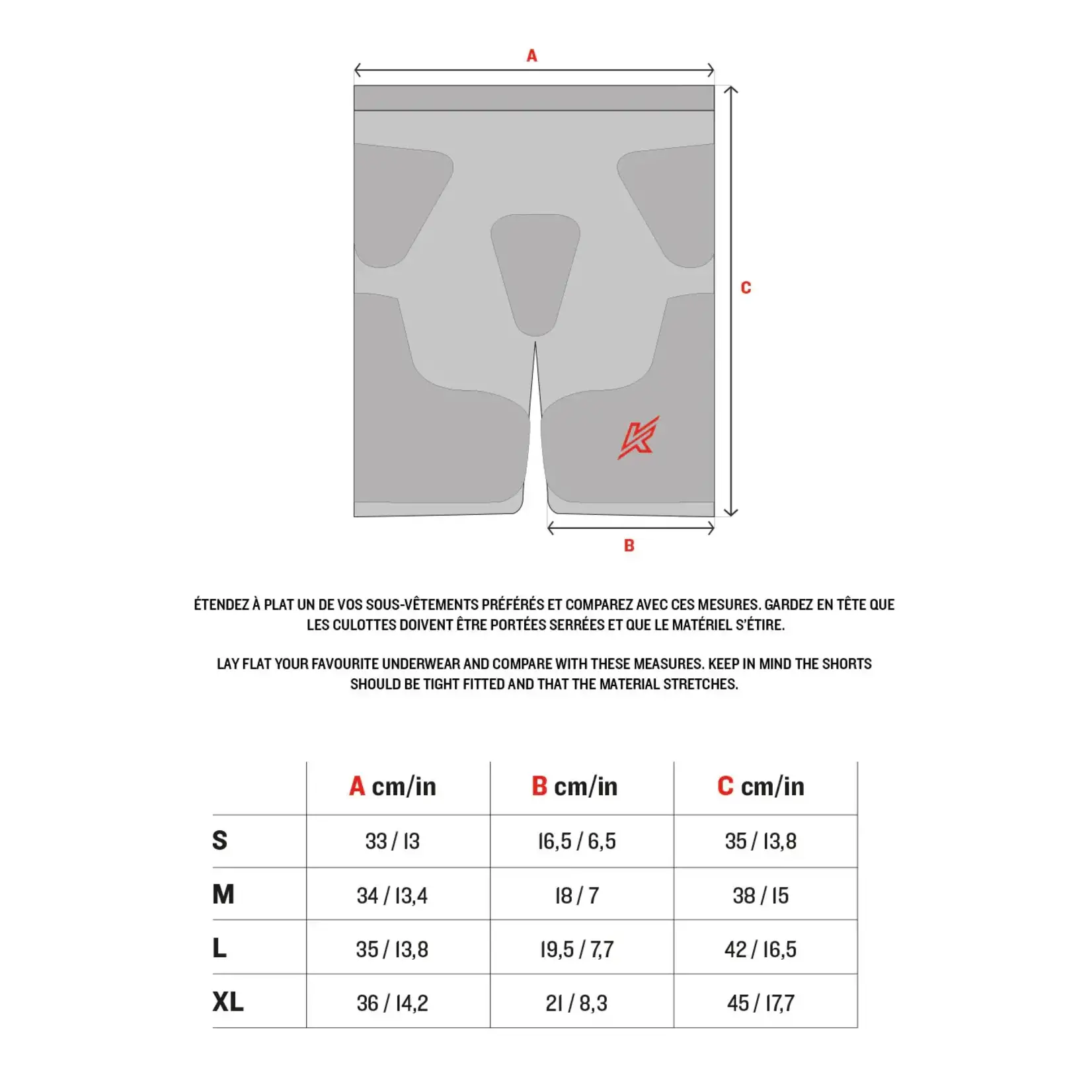 Knapper KNAPPER CULOTTE DE PROTECTION FEMME AK5 GRIS FONCÉ