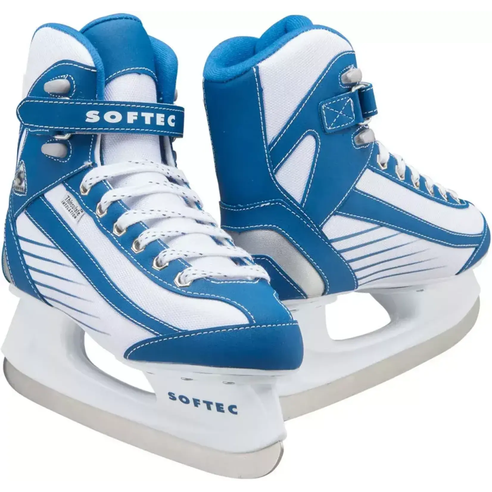 SOFTEC PATINS LOISIRS FEMME SPORT ST6100 BLANC/BLEU