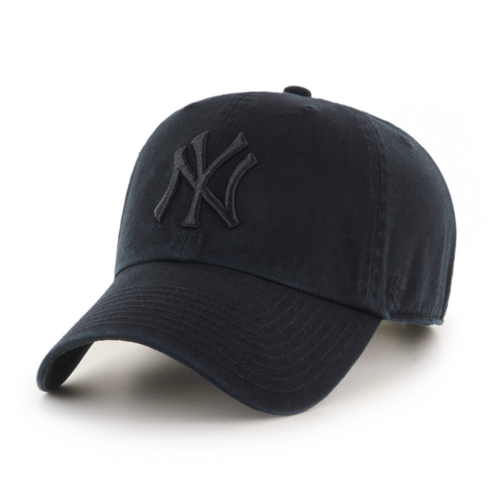 47 BRAND 47 CASQUETTE MLB CLEAN UP BLK ON BLK MLB-10 NEW YORK YANKEES OSFA