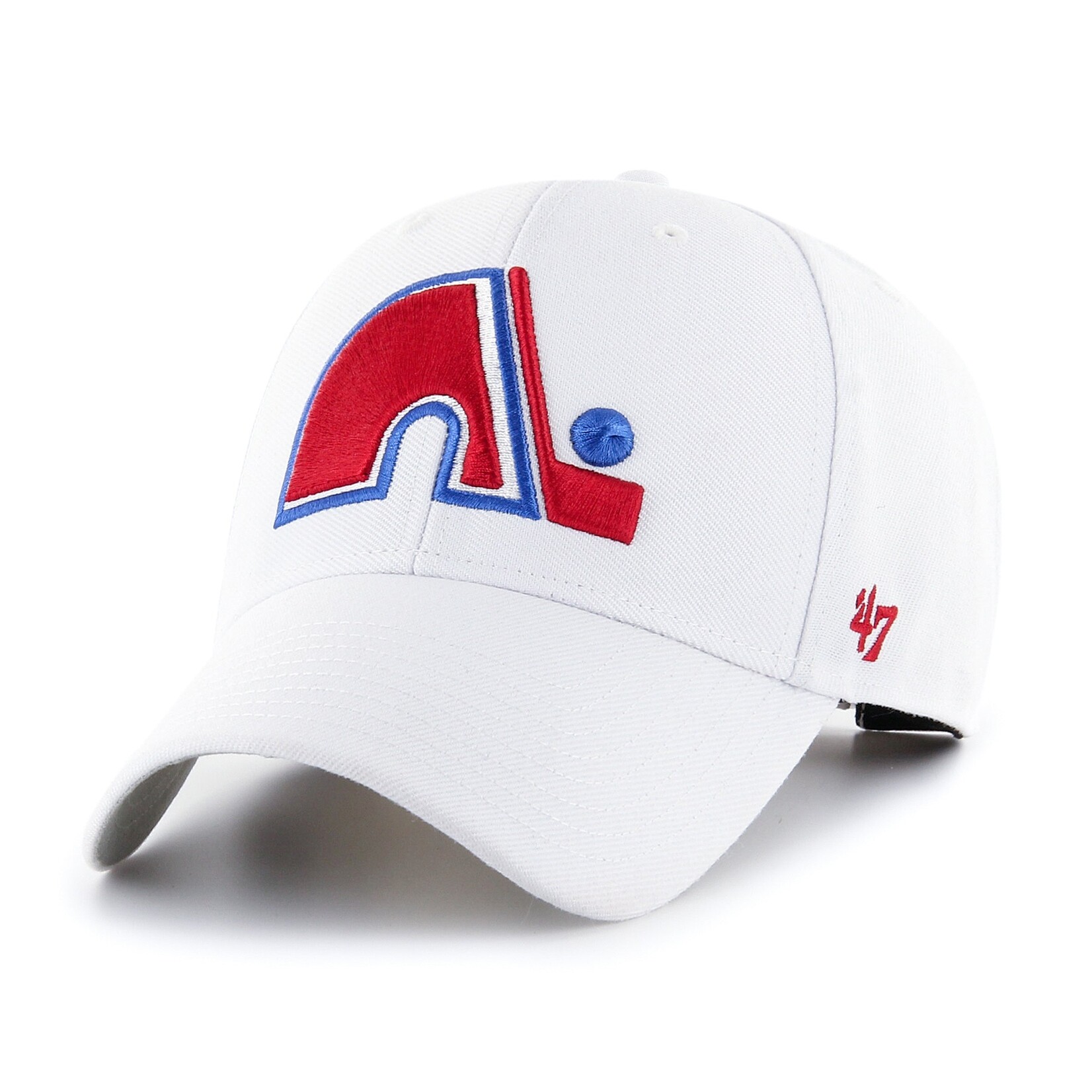 47 BRAND 47 CASQUETTE MLB MVP QUEBEC NORDIQUES BLACK WHITE OSFA