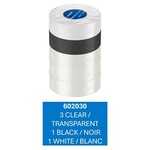 Blue Sports PACK OF 5 - 3-CLR 24X25 / 1-WH 1-BK 24X18