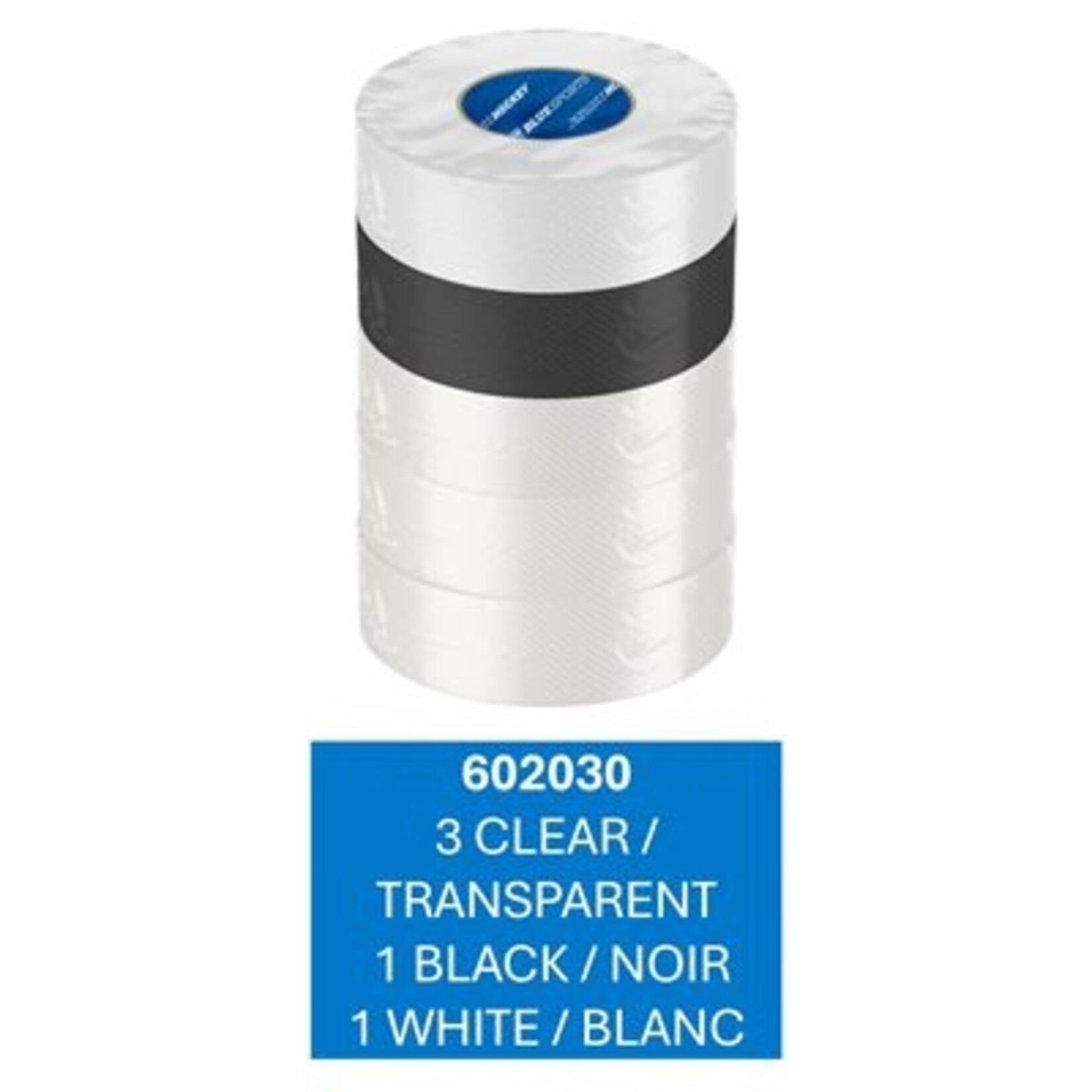 Blue Sports PACK OF 5 - 3-CLR 24X25 / 1-WH 1-BK 24X18