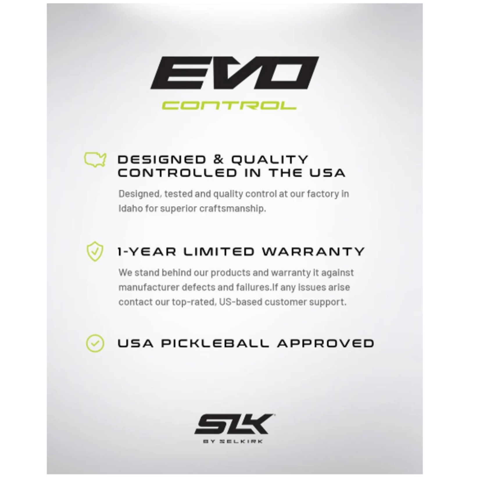 SELKIRK PADDLE EVO CONTROL MAX