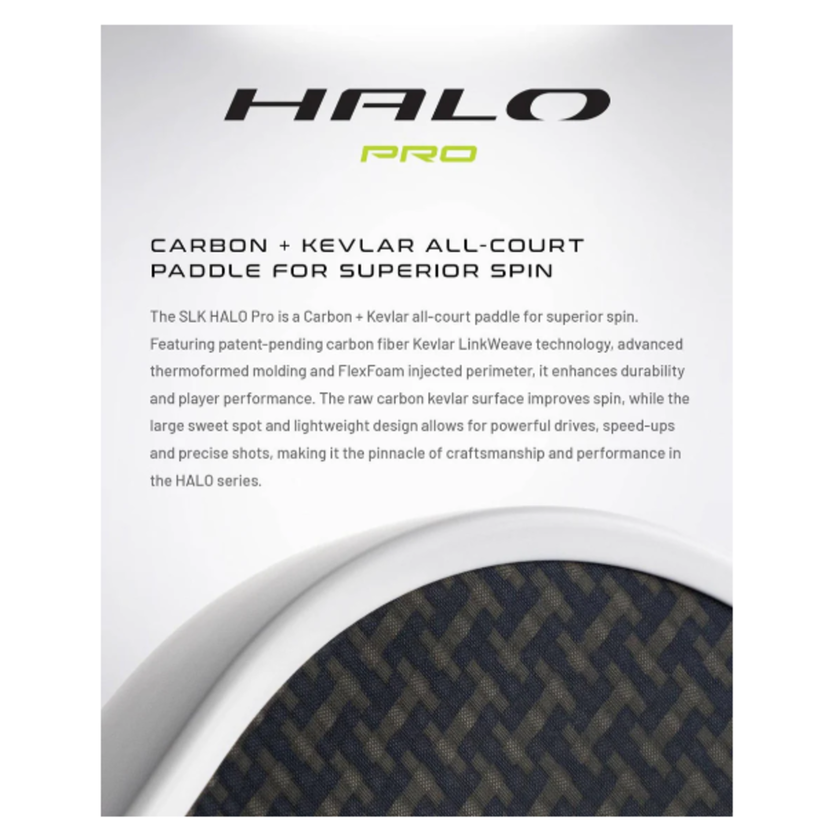 SELKIRK PICKELBALL PADDLE HALO PRO MAX