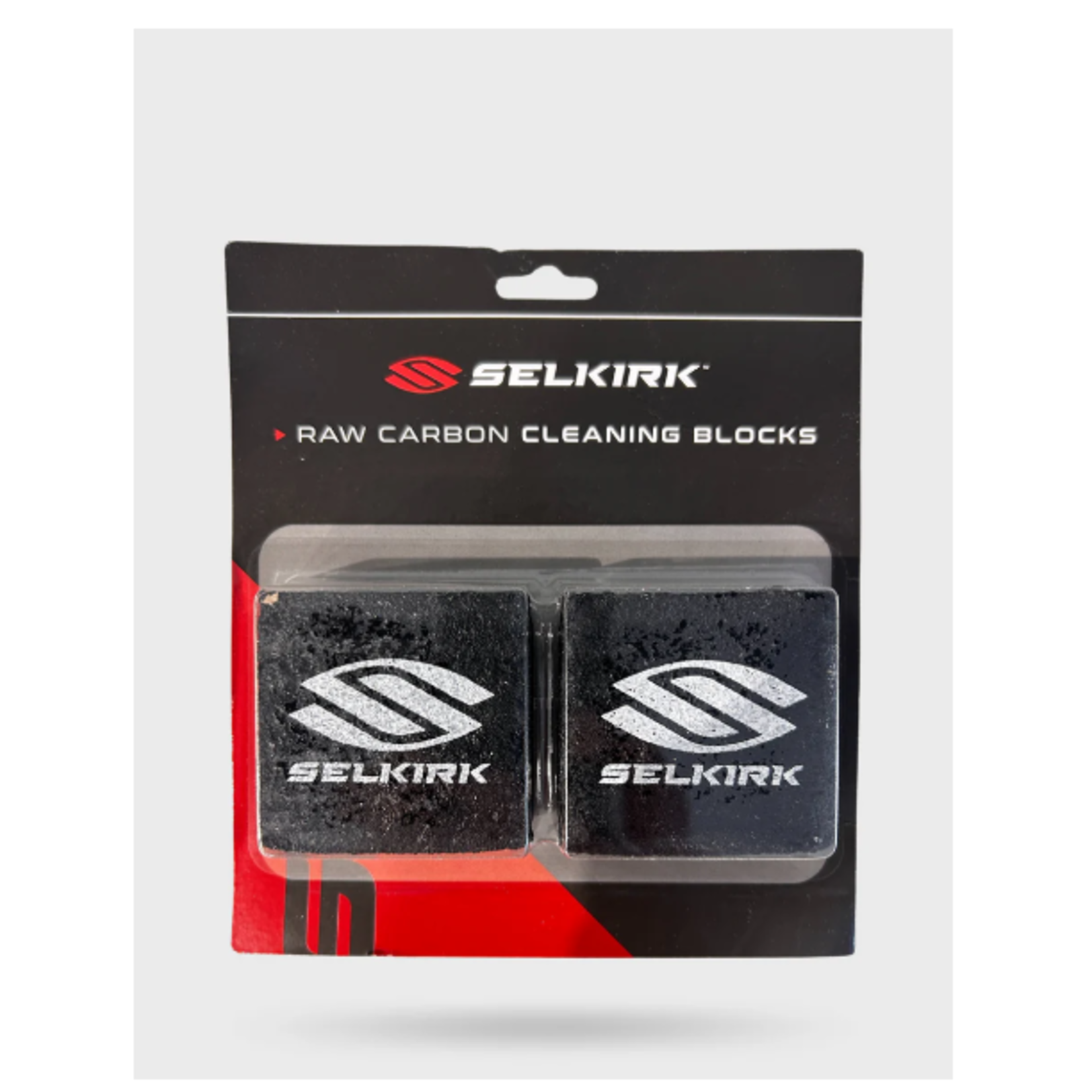 SELKIRK RAW CARBON FIBER CLEANING BLOCK/PICKELBALL PADDLE ERASER 2 PACK