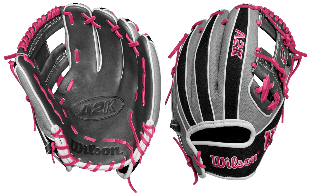 s-wear グレー×ピンク away WILSON A2K SPRING 2025 1786 W/SUPERSKI GRIS NOIR ROSE 11.5