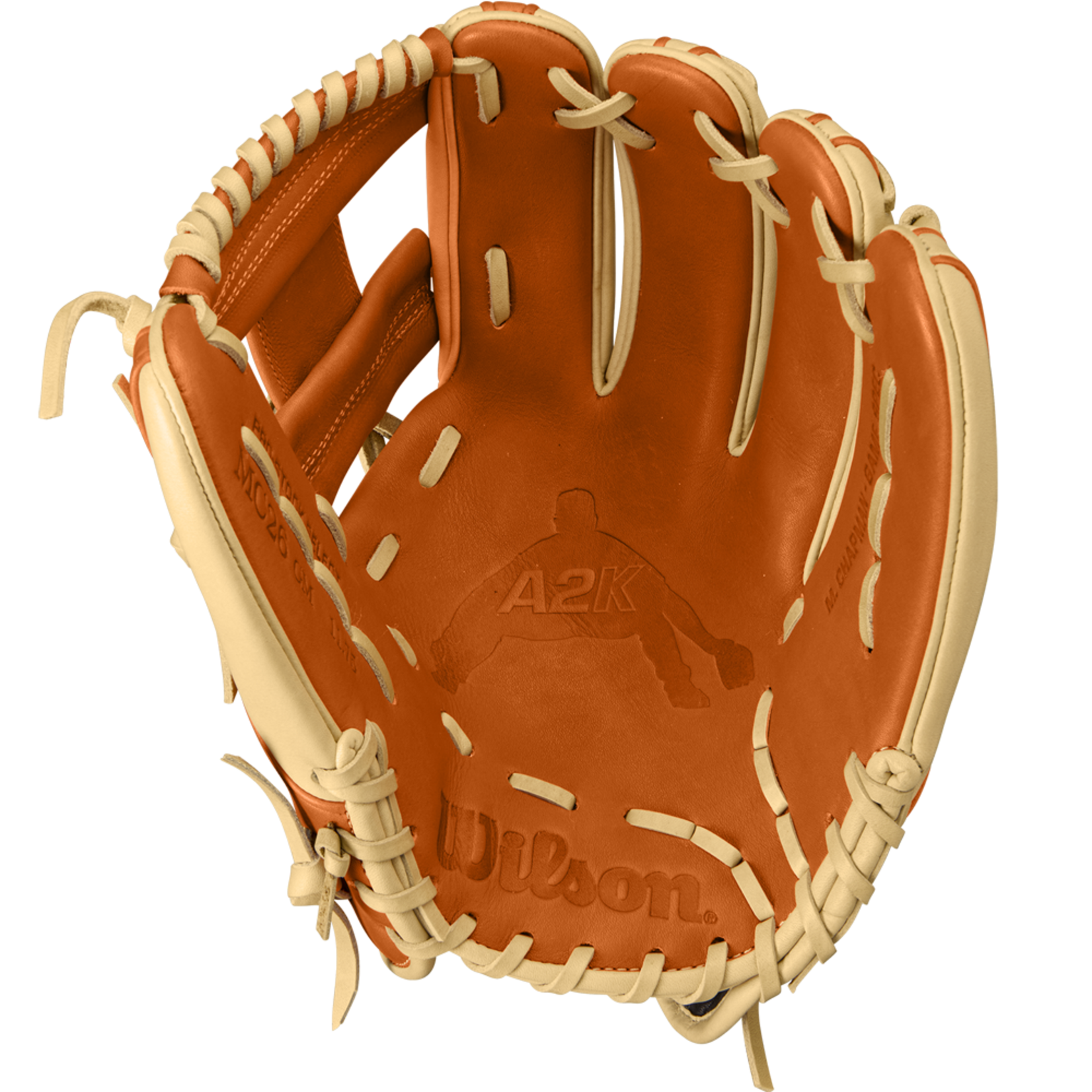 WILSON WILSON A2K MATT CHAPMAN  GAME MODEL 11.75'' GANT BLONDE ORANGE