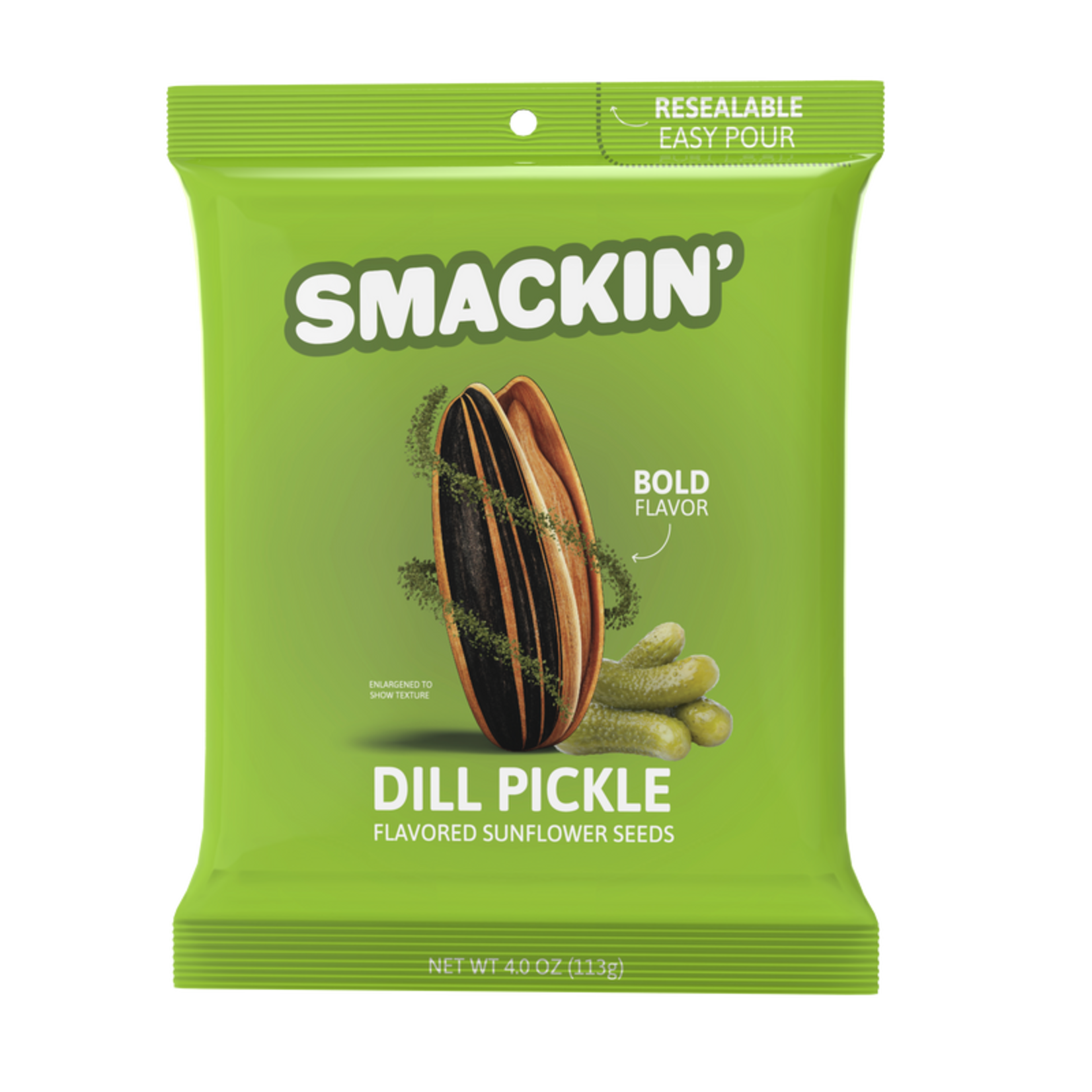 SMACKIN' SMACKIN' SUNFLOWERS SEEDS - 4 OZ RESEALABLE BAG