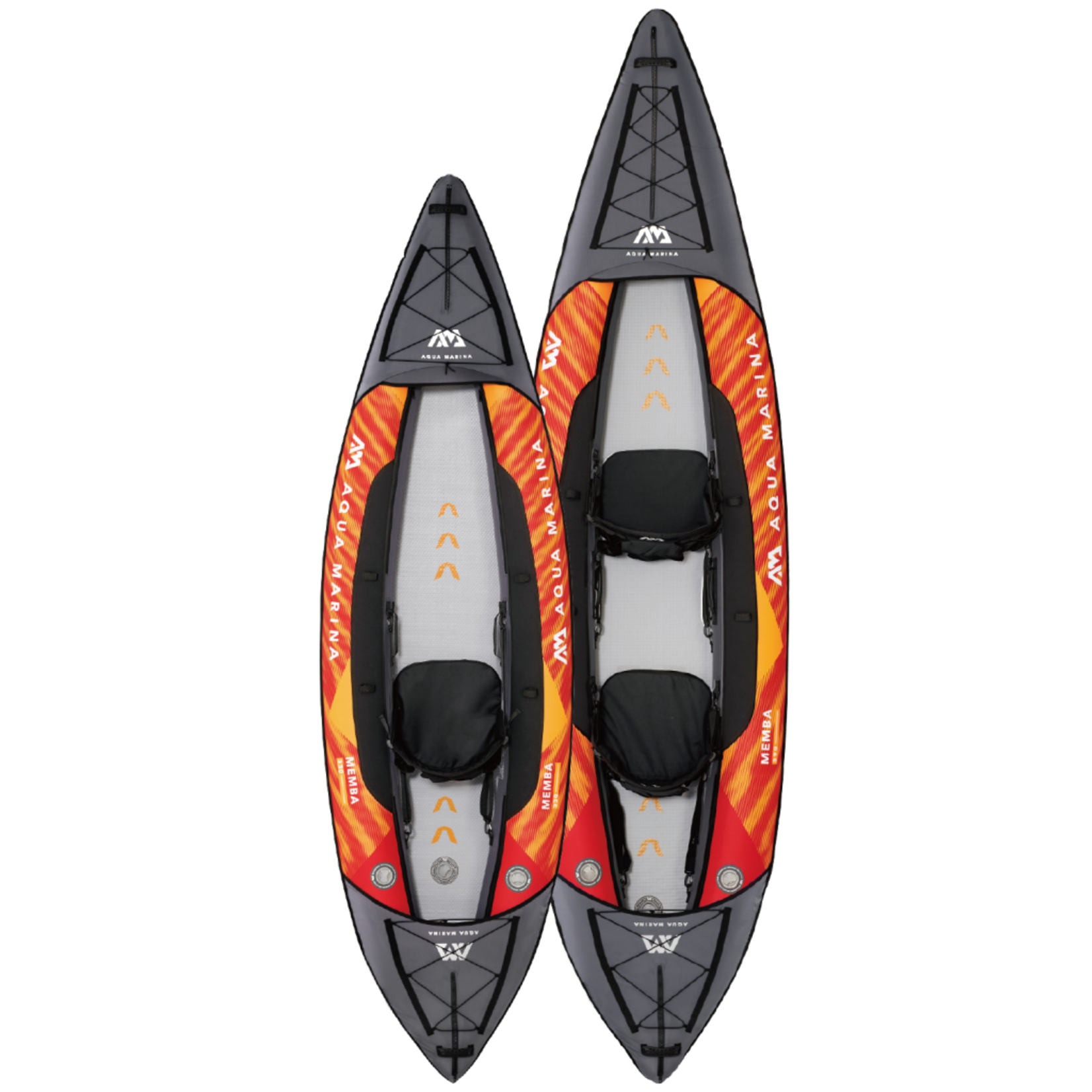 AQUAMARINA  MEMBA-330 10'10" KAYAK TOURING 1 PERS. PAGAIE ORANGE