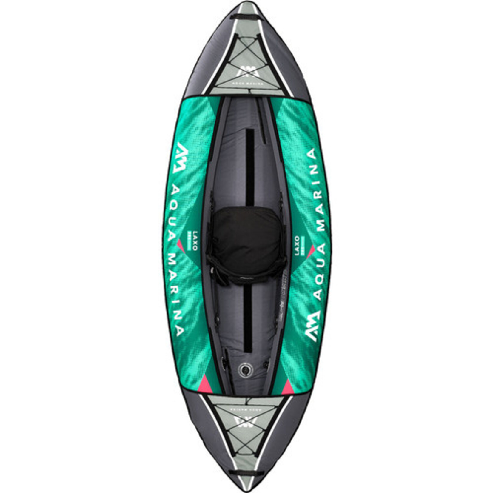 AQUAMARINA  LAXO-285 9'4" KAYAK GONFLABLE 1 PERS. AVEC PAGAIE GREEN