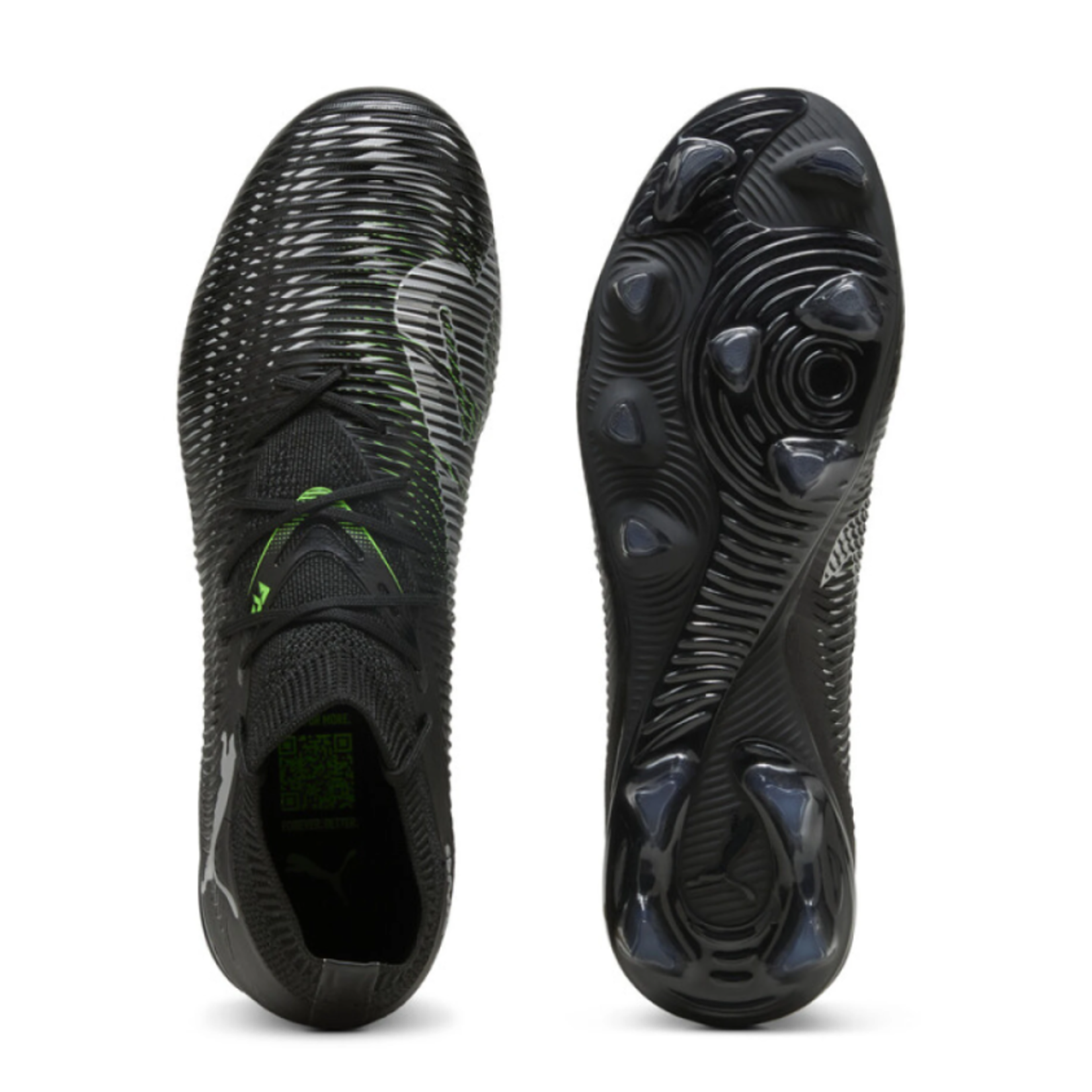 Puma PUMA FUTURE 8 MATCH FG GLOWING GRAY FLUO GREEN BLACK