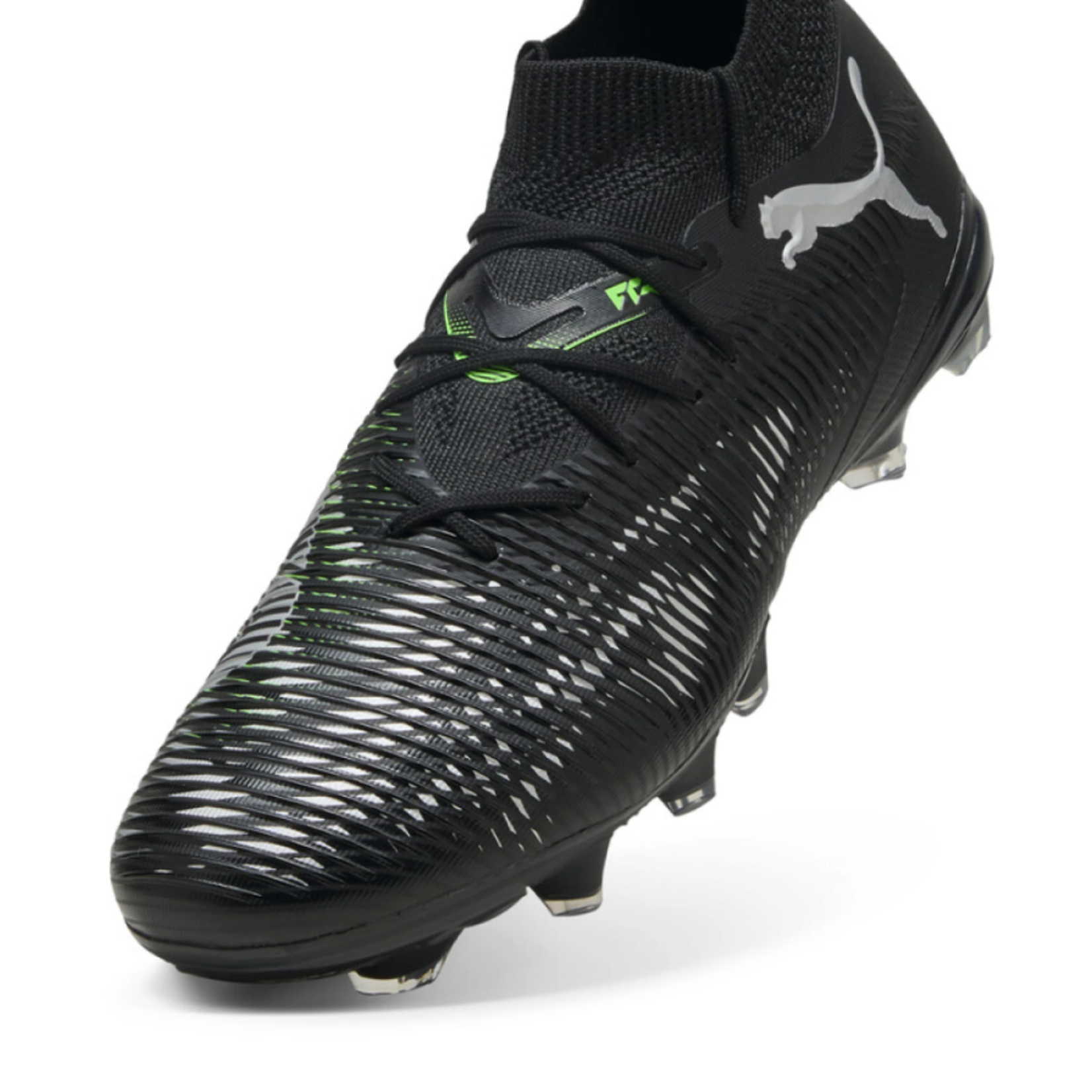 Puma PUMA FUTURE 8 MATCH FG GLOWING GRAY FLUO GREEN BLACK