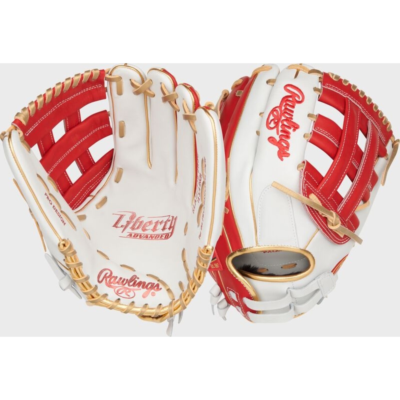 Rawlings Copy of RAWLINGS GANT LIBERTY ADVANCED SOFTBALL 12.75'' RHT WHITE/ROYAL