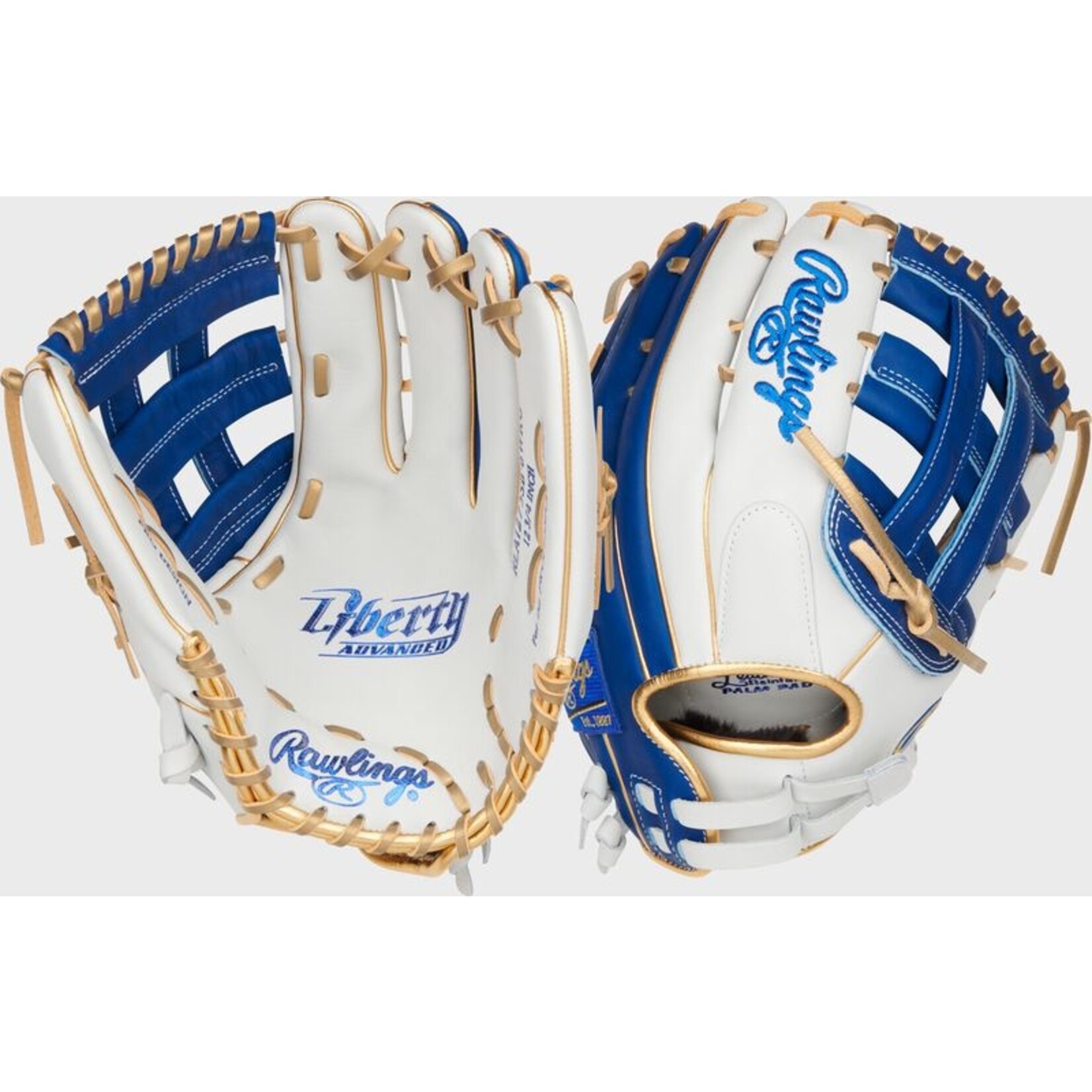 Rawlings Copy of RAWLINGS GANT LIBERTY ADVANCED SOFTBALL 12.75'' RHT WHITE/PINK