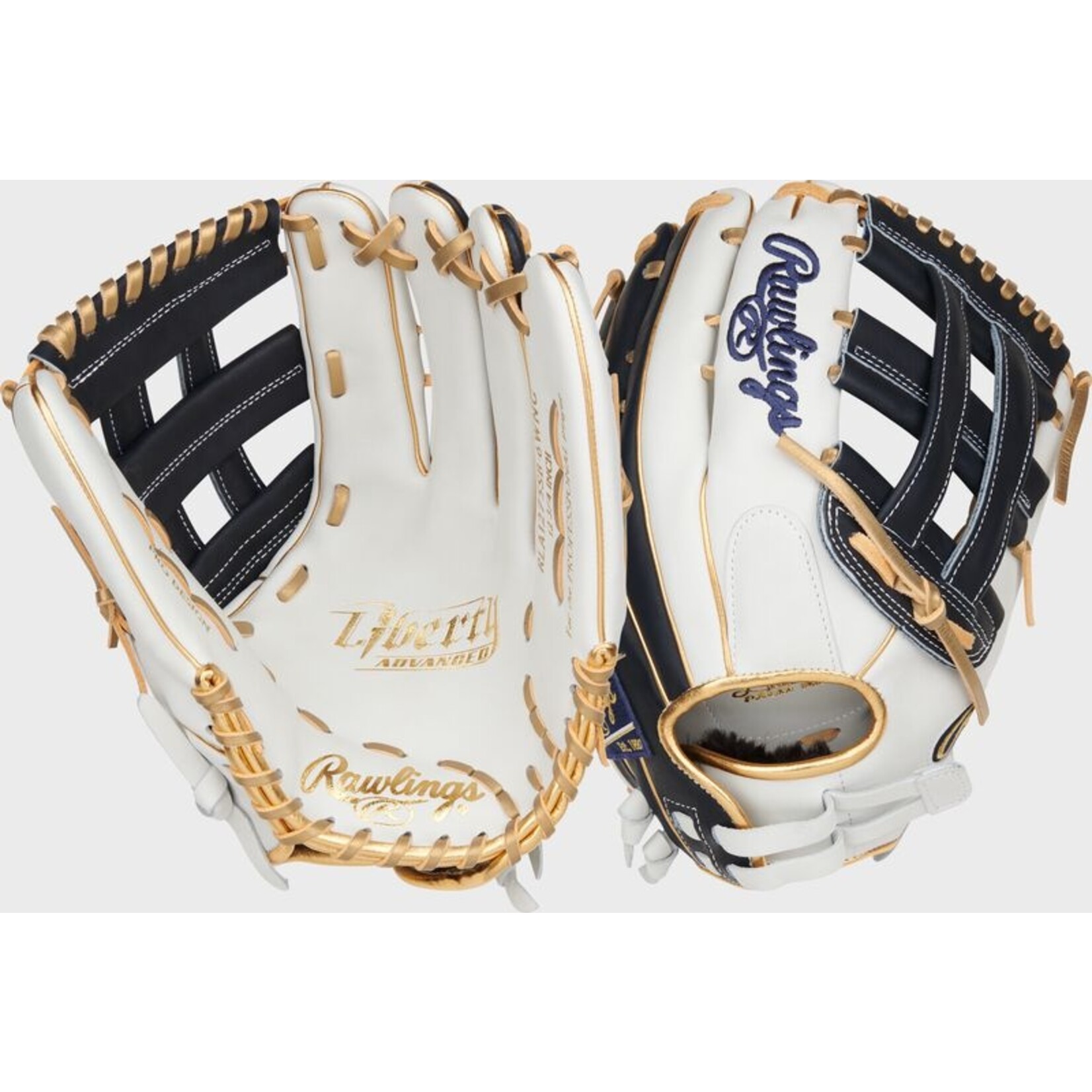 Rawlings RAWLINGS GANT LIBERTY ADVANCED SOFTBALL 12.75'' RHT WHITE NAVY
