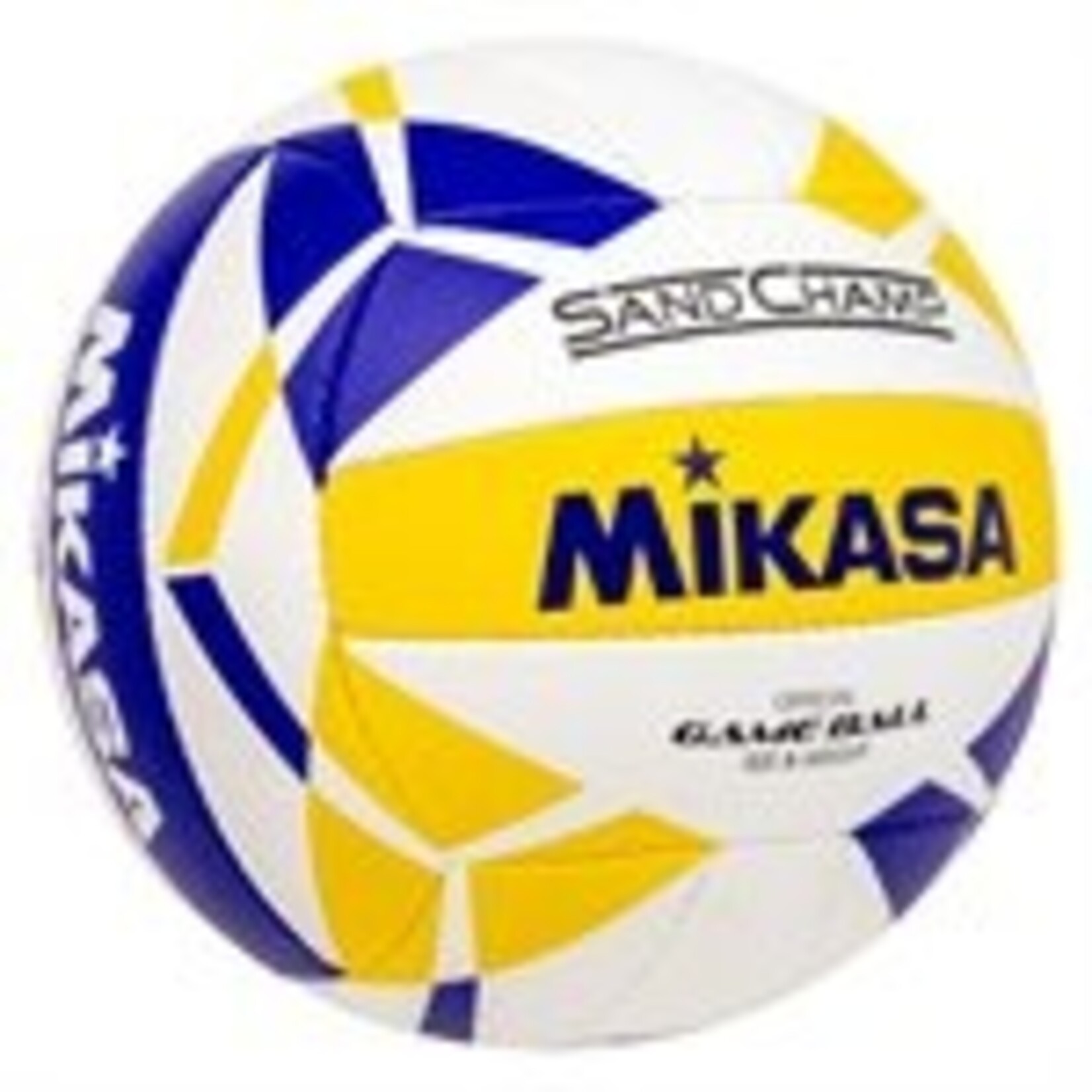 MIKASA BALLON DE VOLLEYBLALL PLAGE OFFICIEL SAND CHAMP BLEU/JAUNE/BLANC