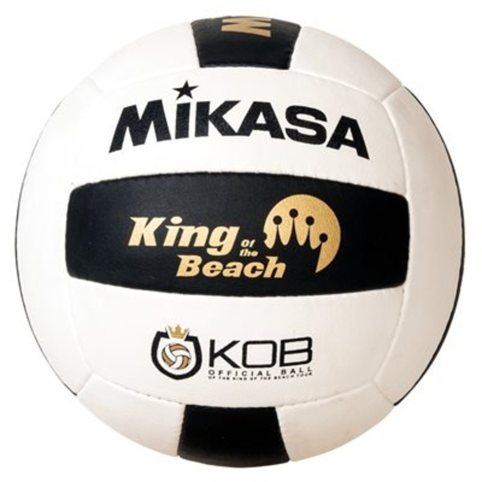 MIKASA BALLON DE VOLLEYBLALL PLAGE KING OF THE BEACH NOIR/BLANC