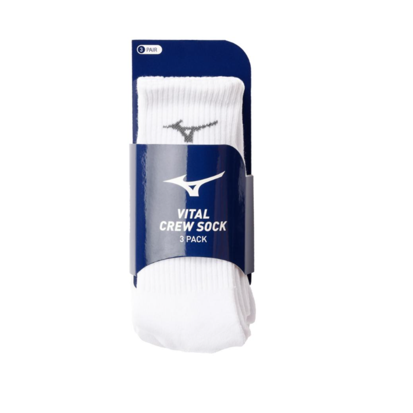 Mizuno MIZUNO VITAL CREW SOCK 3-PACK