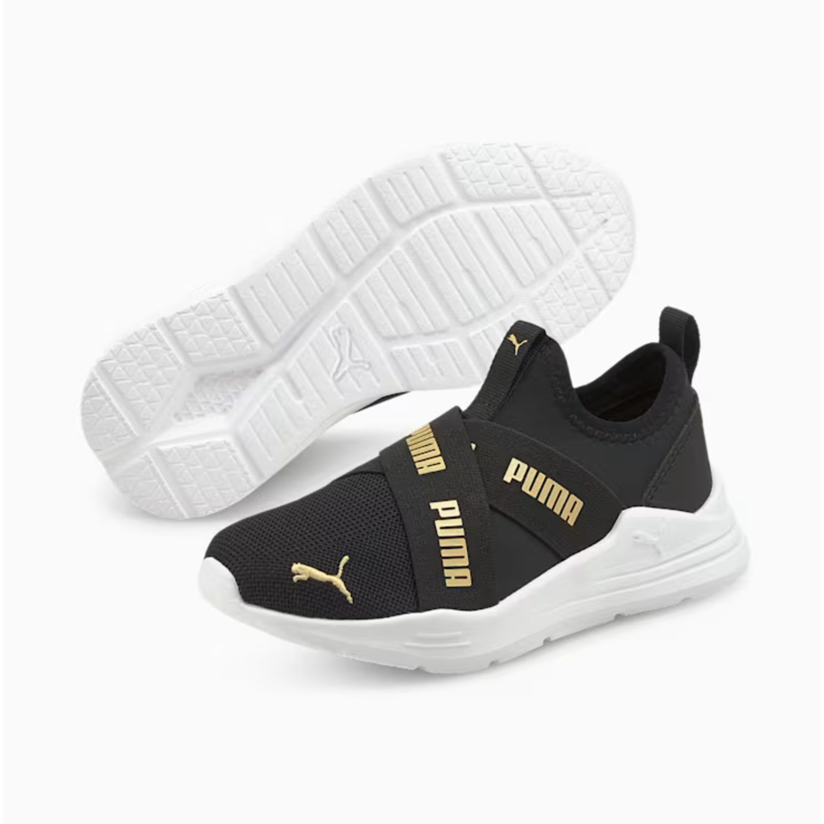 Puma PUMA WIRED RUN SLIP ON FLASH PS TEAM GOLD JUNIOR