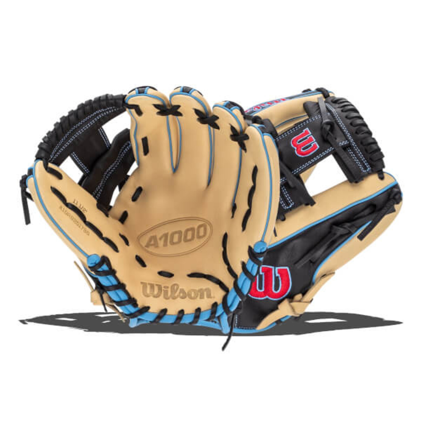 WILSON WILSON A1000 1786 25 BLONDE/BLACK/COOL BLU 11.5