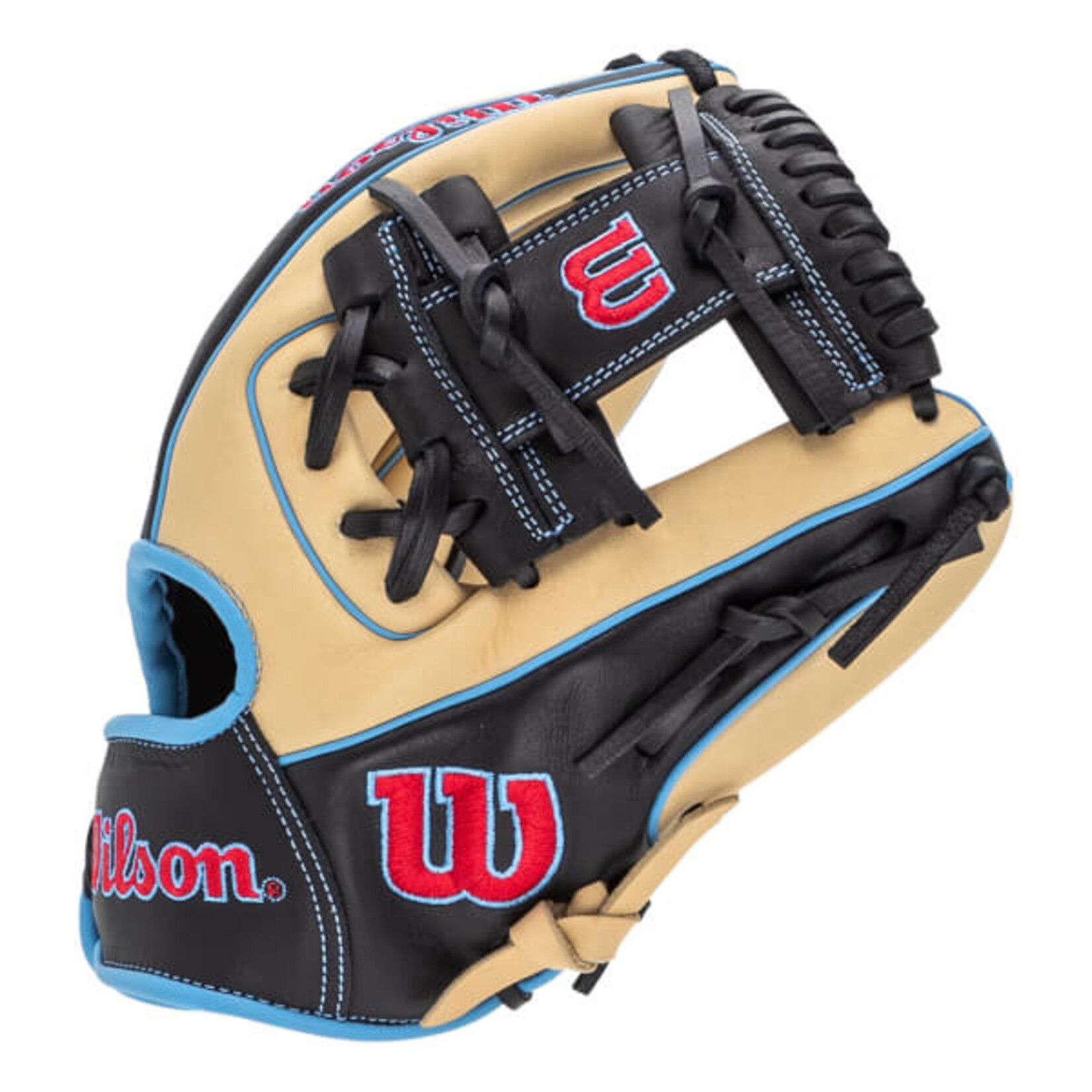WILSON WILSON A1000 1786 25 BLONDE/BLACK/COOL BLU 11.5