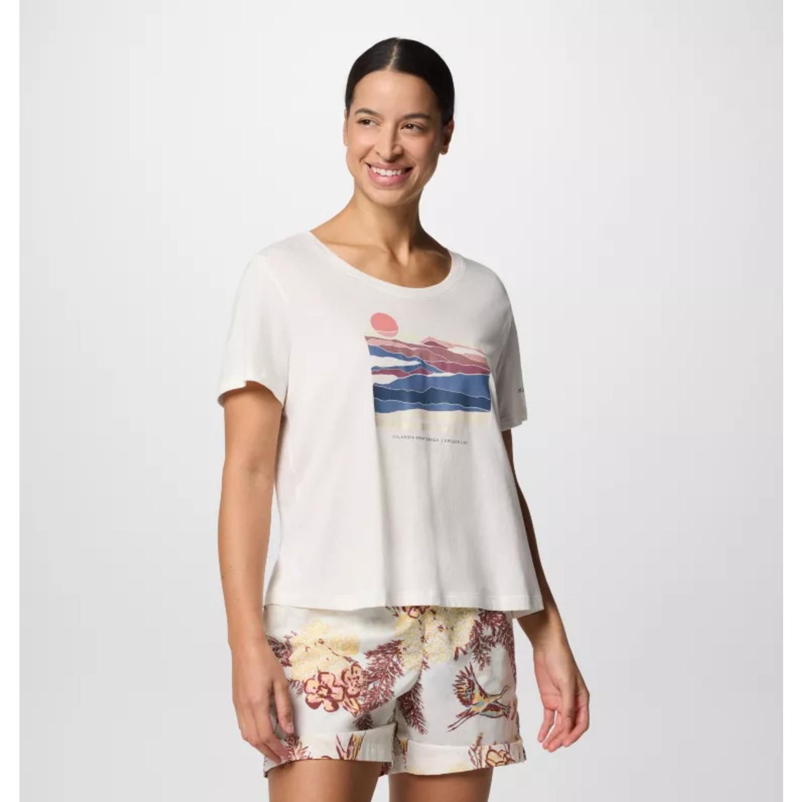 Columbia COLUMBIA RUBY SPRINGS GRAPHIC SCOOP T-SHIRT W