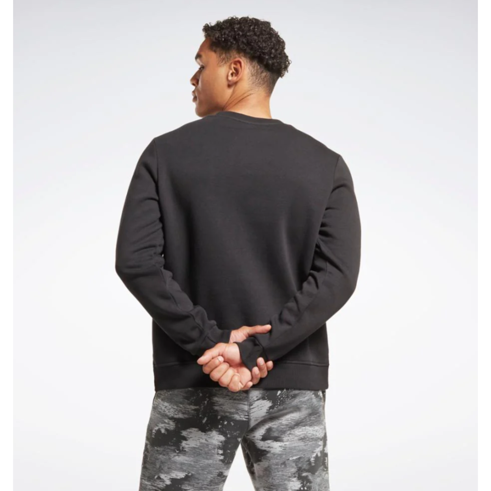 REEBOK IDENTITY FLEECE VECTOR CREW SWEATSHIRT