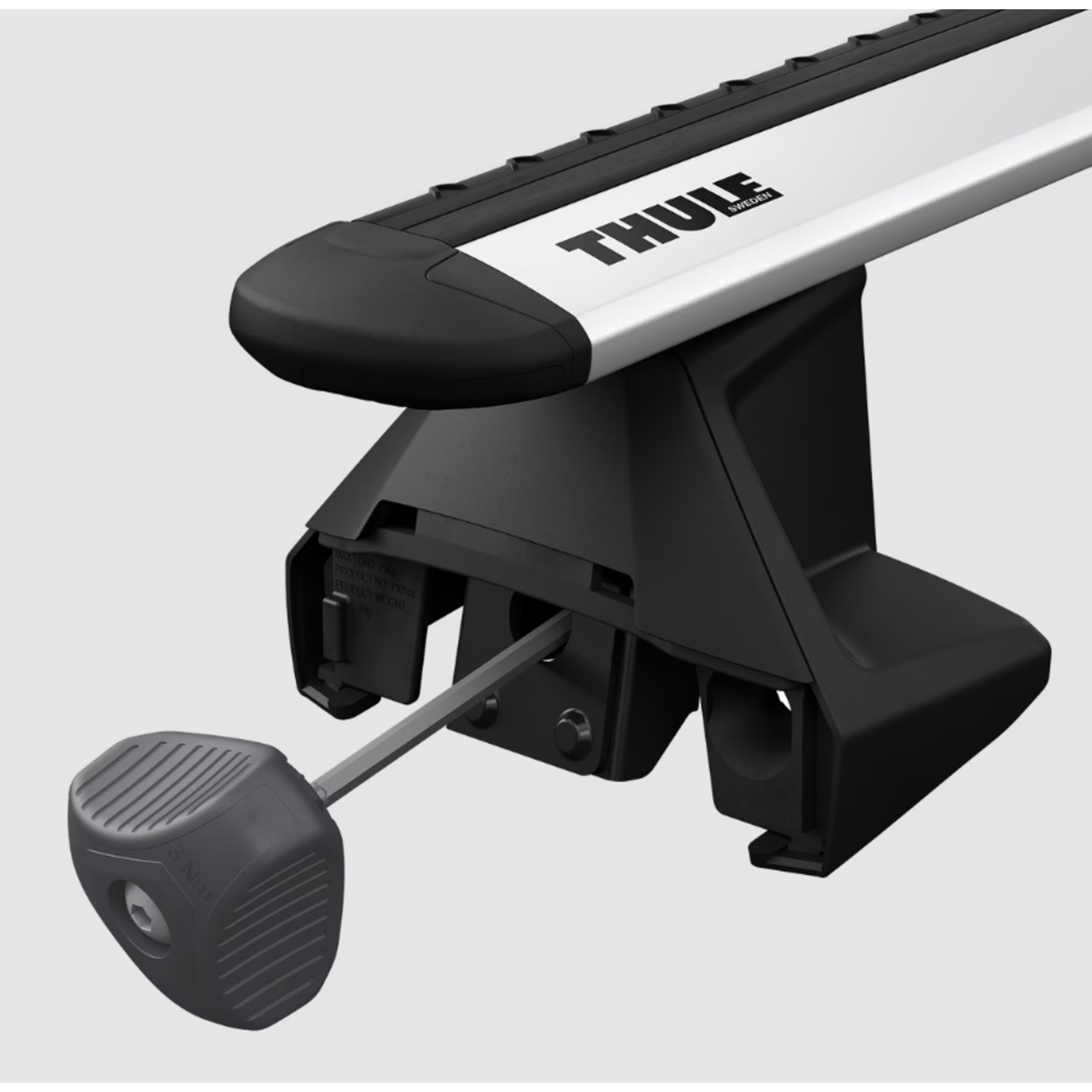 THULE THULE EVO CLAMP ENSEMBLE DE 4 PIEDS POUR VÉHICULES NOIR