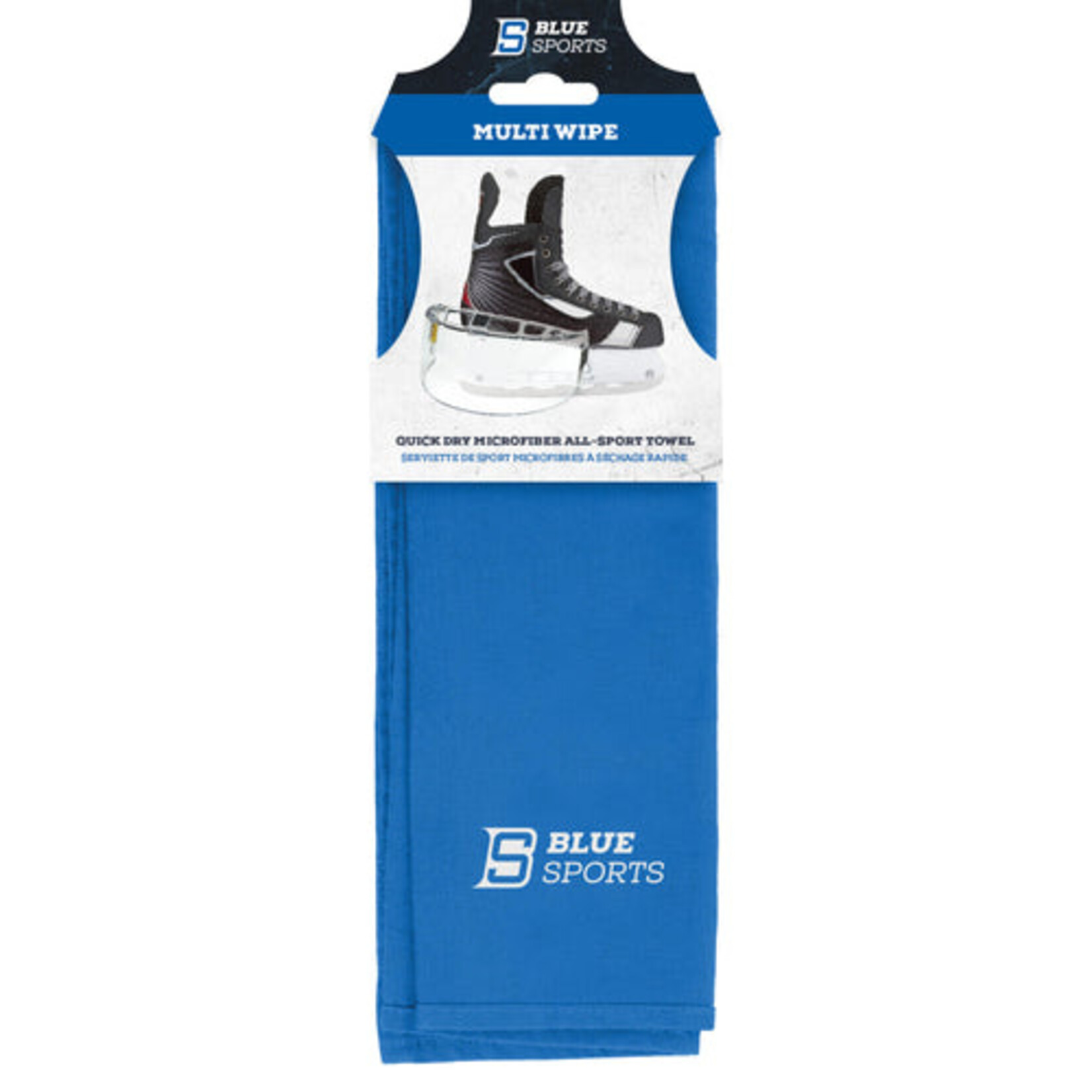 Blue Sports MICROFIBER WIPE FOR SKATES BLADES AND VISOR