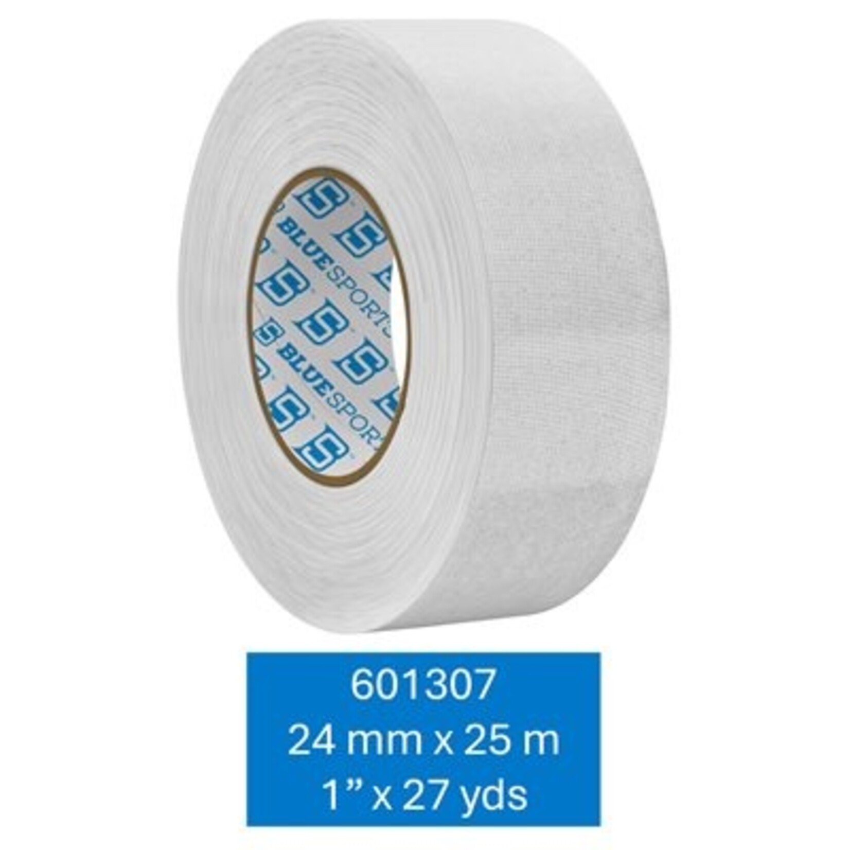 Blue Sports BLUE SPORTS COTTON COULEUR UNI 24MM X 25M HOCKEY TAPE BLANC