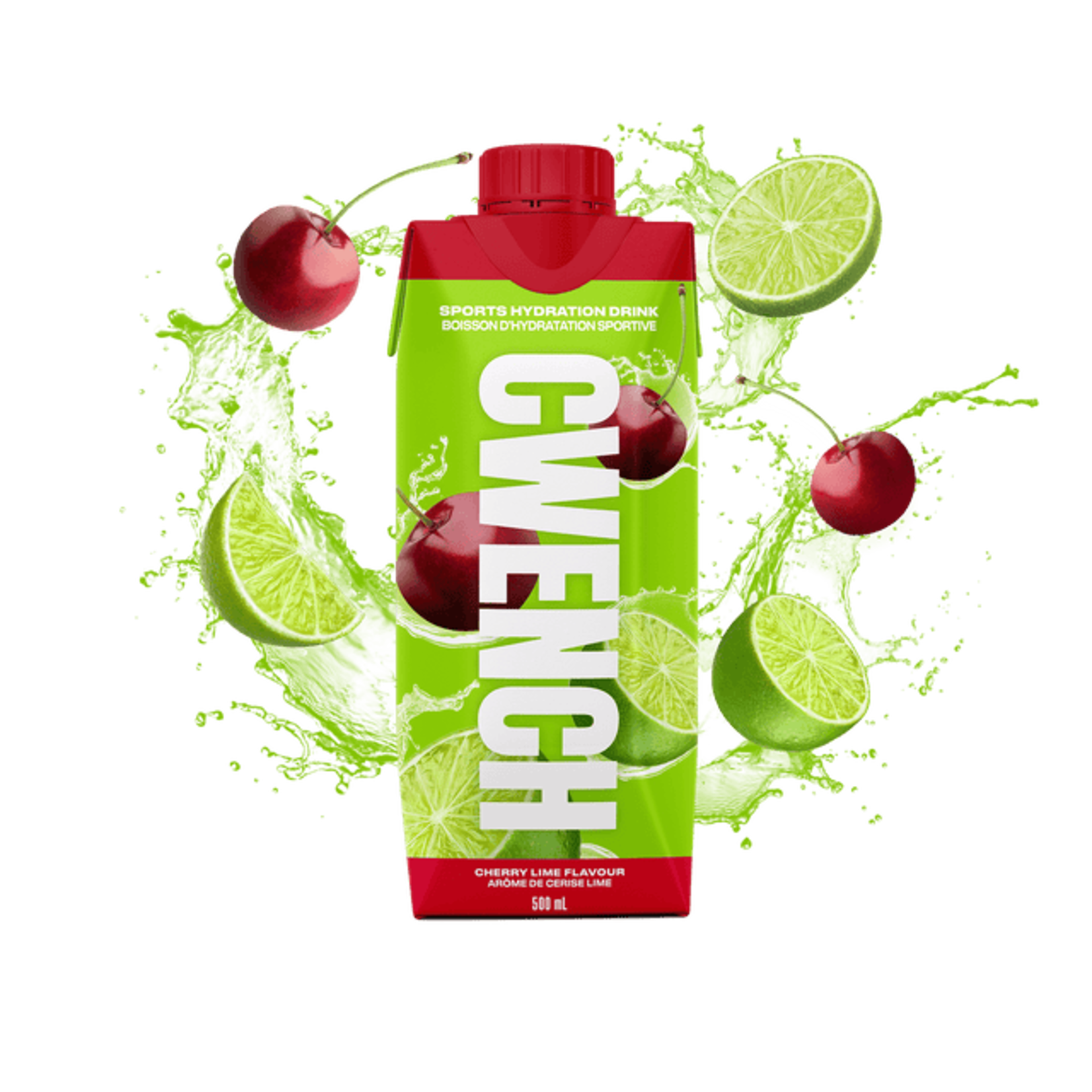 CWENCH 500ML PRET A BOIRE CERISE LIME