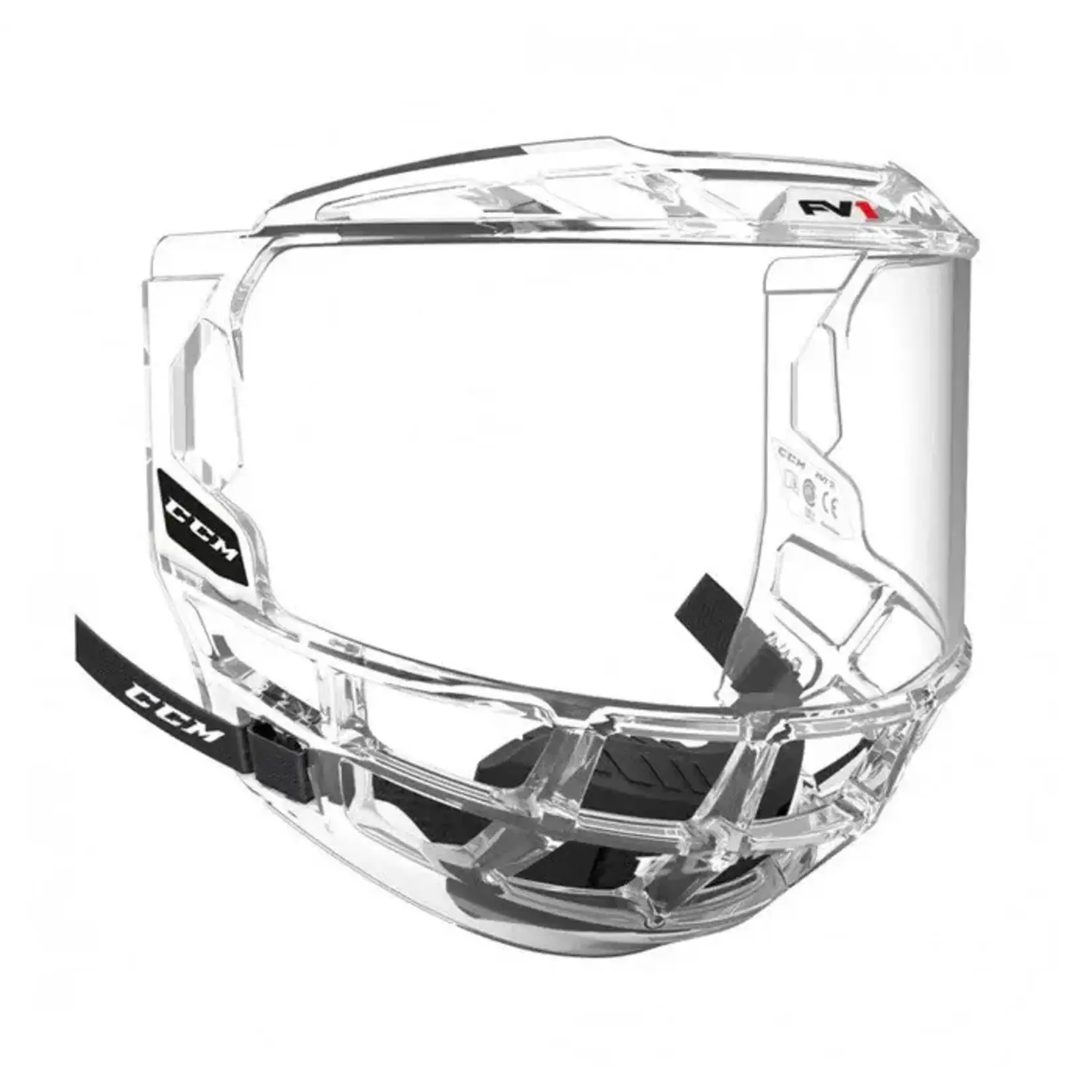 CCM Hockey FMFV1 CCM HF FULL VISOR JR Clear OSFA