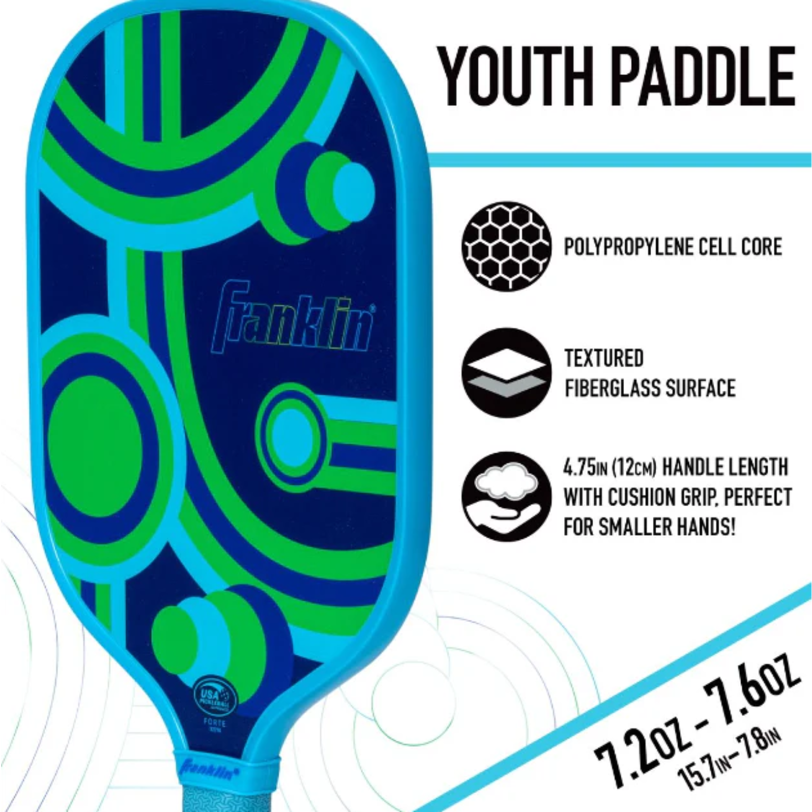 Franklin FRANKLIN PICKLEBALL FORTE YOUTH PADDLE