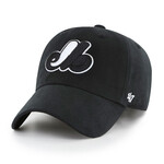 47 BRAND 47 CASQUETTE Clean Up Cap-Blk  W/Bk Wht Emb MLB-31 Montreal  Expos/1969