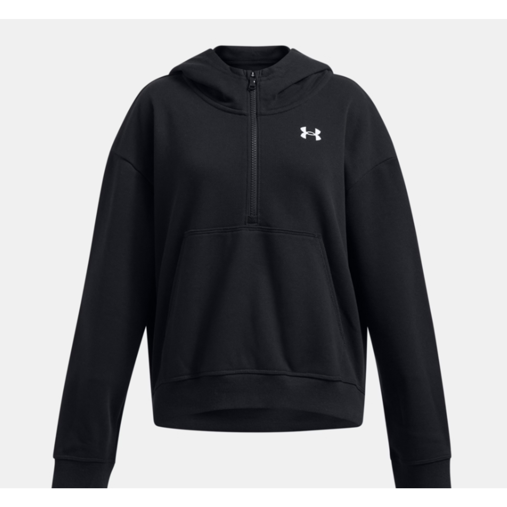 Under Armour UA RIVAL FLEECE TEXTURED 1/2 ZIP GIRLS