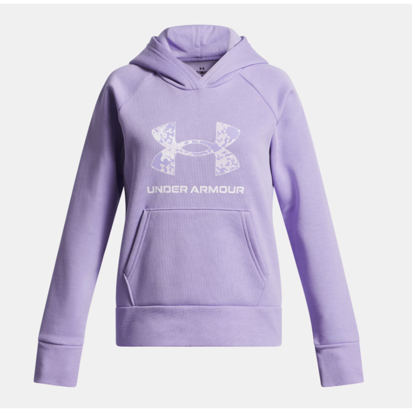 Under Armour UA RIVAL FLEECE BIG LOGO PRINT FILL HOODIE GIRLS