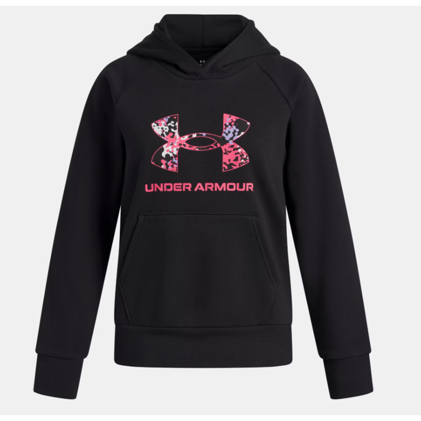 Under Armour UA RIVAL FLEECE BIG LOGO PRINT FILL HOODIE GIRLS