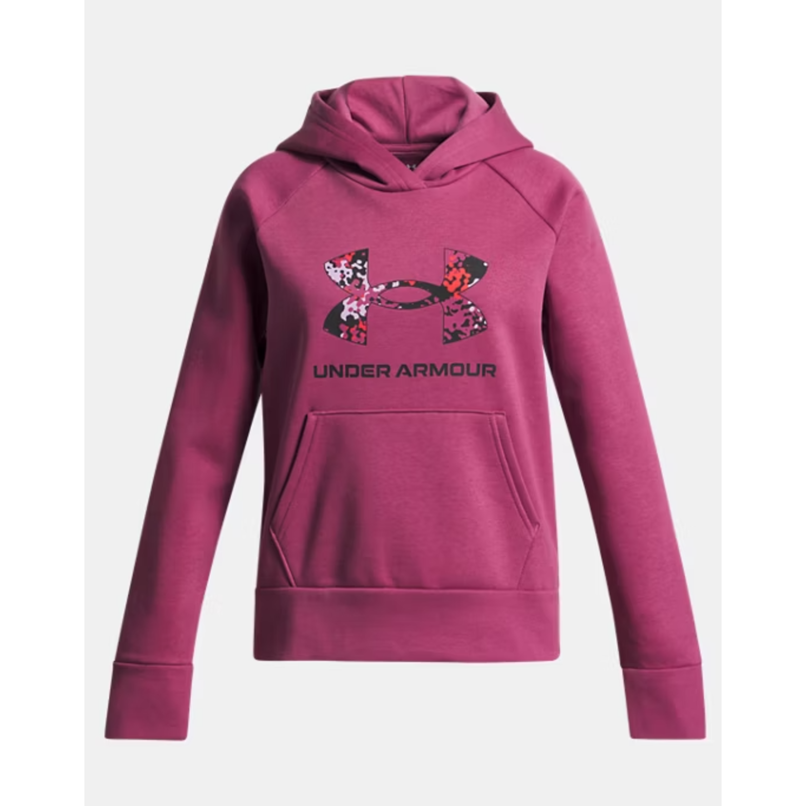Under Armour UA RIVAL FLEECE BIG LOGO PRINT FILL HOODIE GIRLS